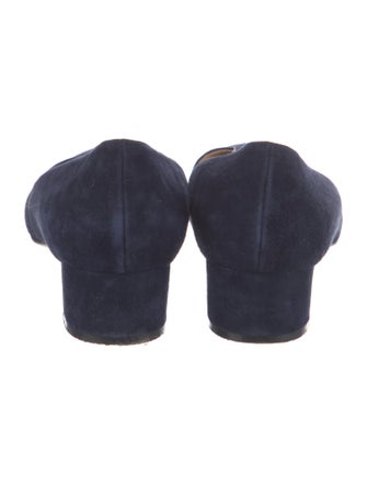 Manolo Blahnik Suede Pumps