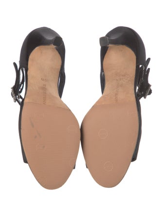 Manolo Blahnik Suede D'Orsay Pumps