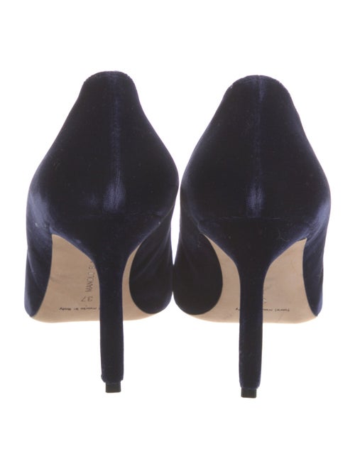 Manolo Blahnik Velvet Pumps