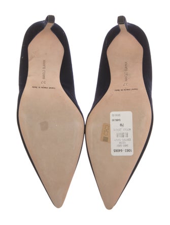 Manolo Blahnik Velvet Pumps