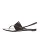 Manolo Blahnik Patent Leather Slingback Sandals