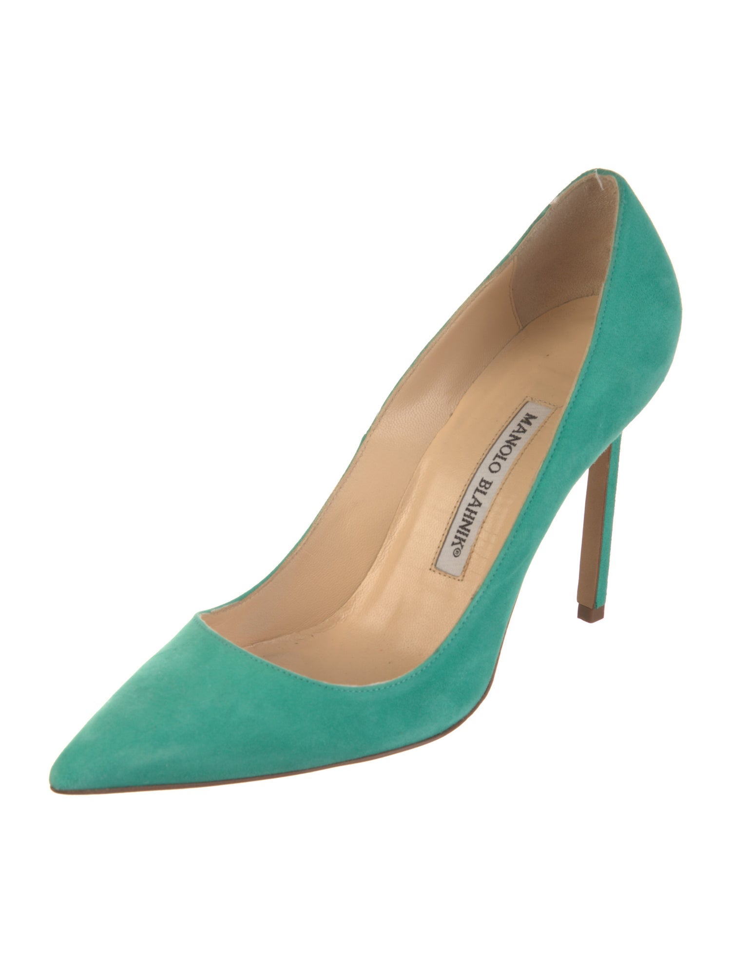 Manolo Blahnik Suede Pumps