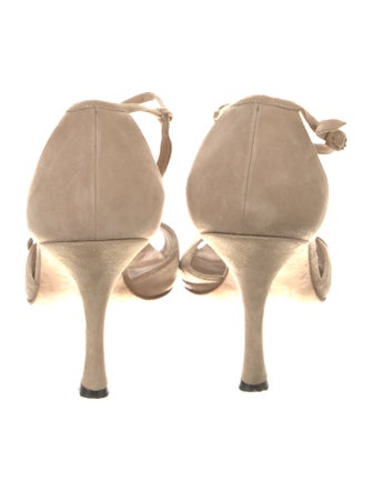 Manolo Blahnik Suede Sandals