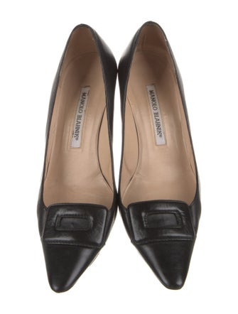 Manolo Blahnik Leather Pumps