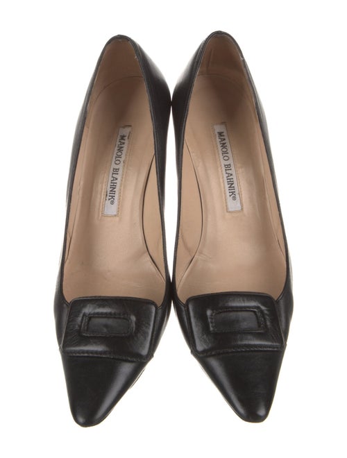 Manolo Blahnik Leather Pumps