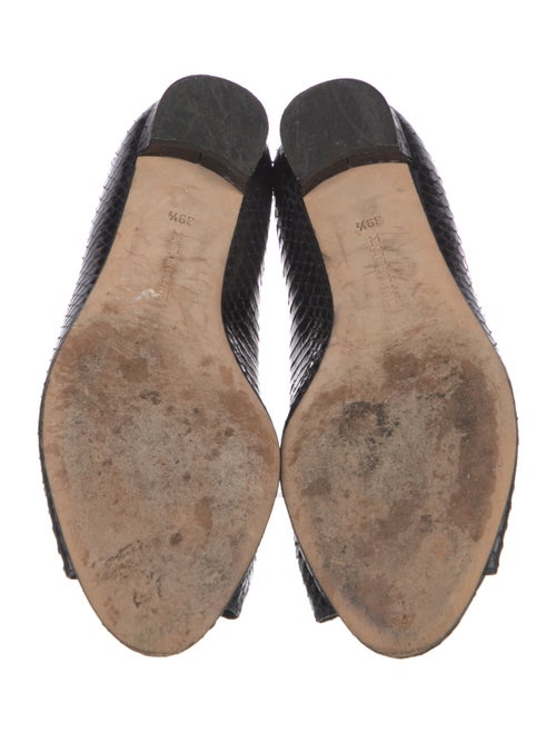 Manolo Blahnik Python Flats