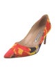 Manolo Blahnik Floral Print Pumps