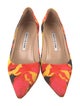 Manolo Blahnik Floral Print Pumps