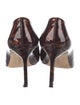 Manolo Blahnik Patent Leather Printed Pumps