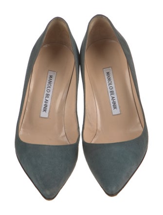 Manolo Blahnik Suede Pumps