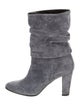 Manolo Blahnik Suede Slouch Boots