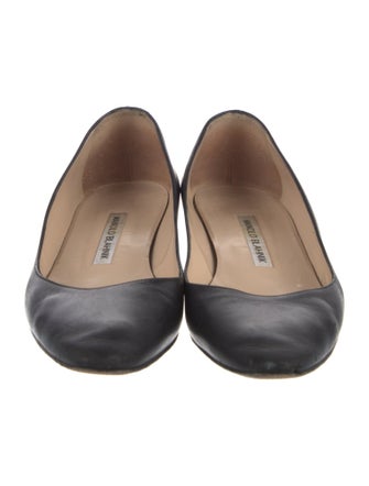 Manolo Blahnik Leather Flats