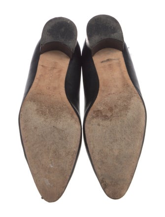 Manolo Blahnik Leather Flats
