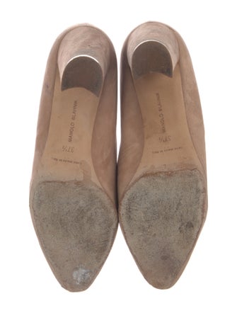 Manolo Blahnik Suede Pumps