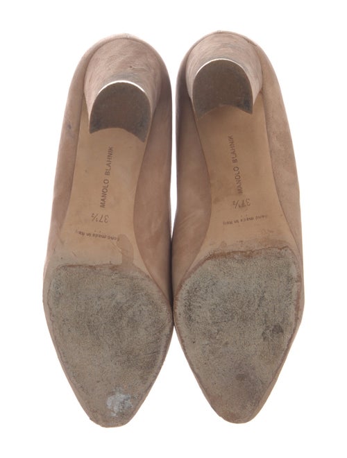 Manolo Blahnik Suede Pumps