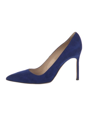 Manolo Blahnik Suede Pumps