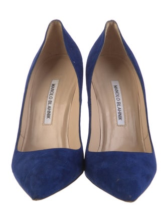 Manolo Blahnik Suede Pumps
