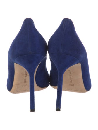Manolo Blahnik Suede Pumps