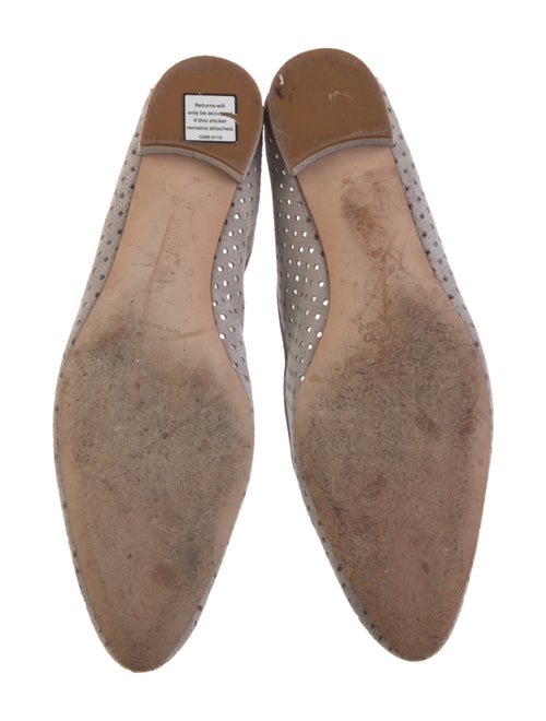 Manolo Blahnik Suede Flats