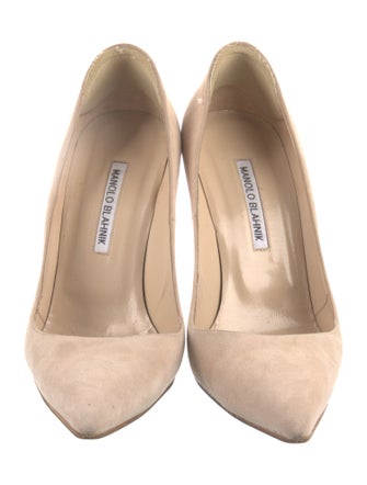 Manolo Blahnik Suede Pumps