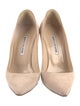 Manolo Blahnik Suede Pumps