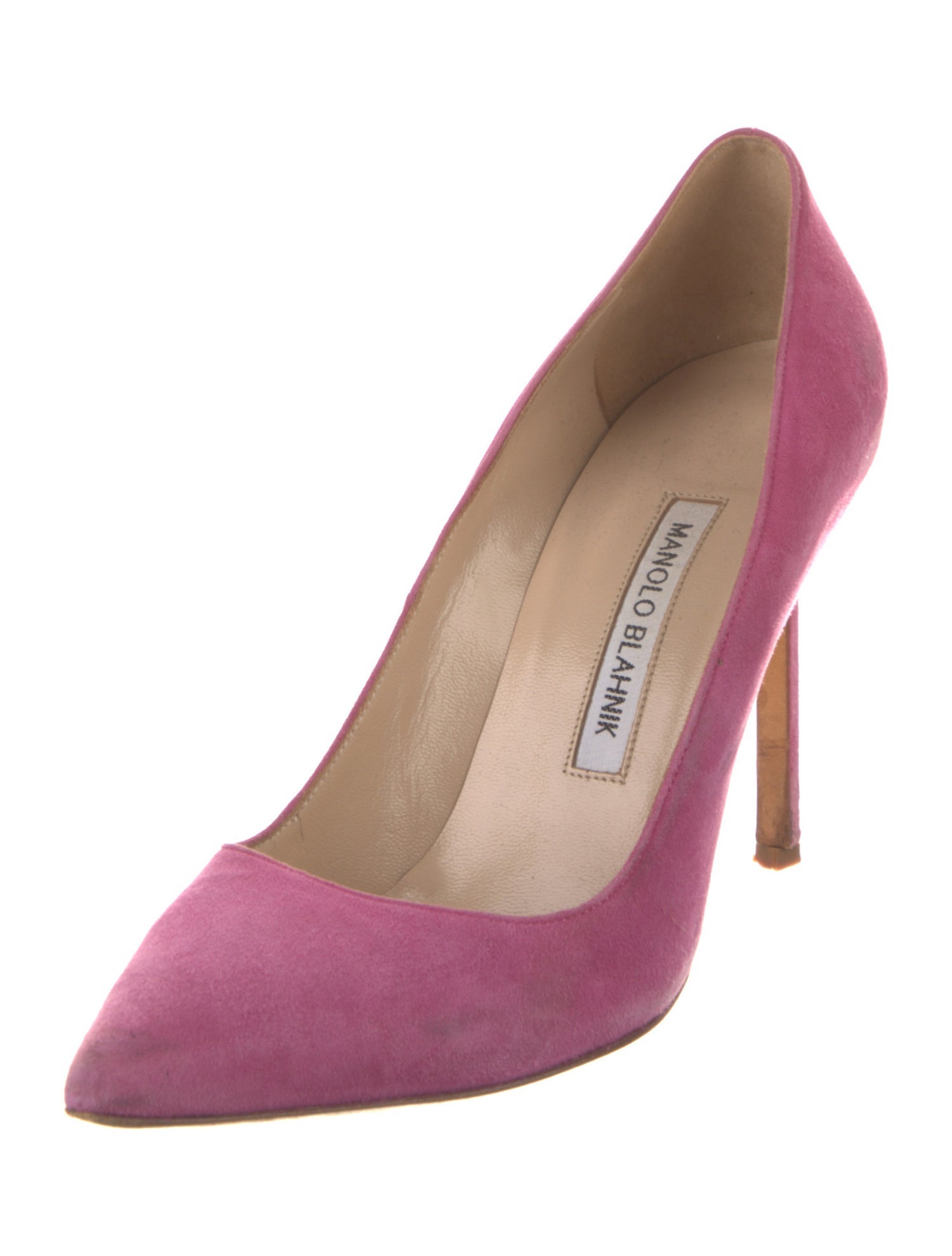 Manolo Blahnik Suede Pumps