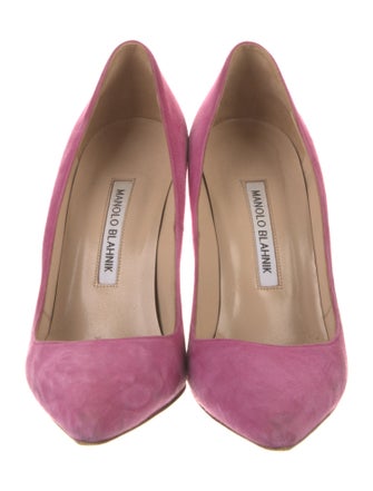 Manolo Blahnik Suede Pumps