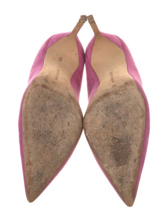 Manolo Blahnik Suede Pumps