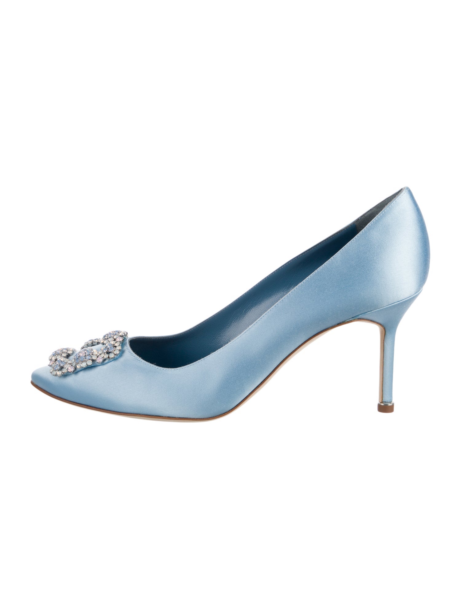 Manolo Blahnik Satin Pumps w/ Tags