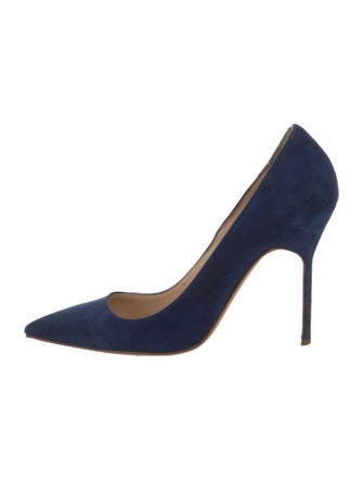 Manolo Blahnik Suede Pumps
