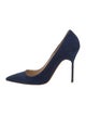 Manolo Blahnik Suede Pumps