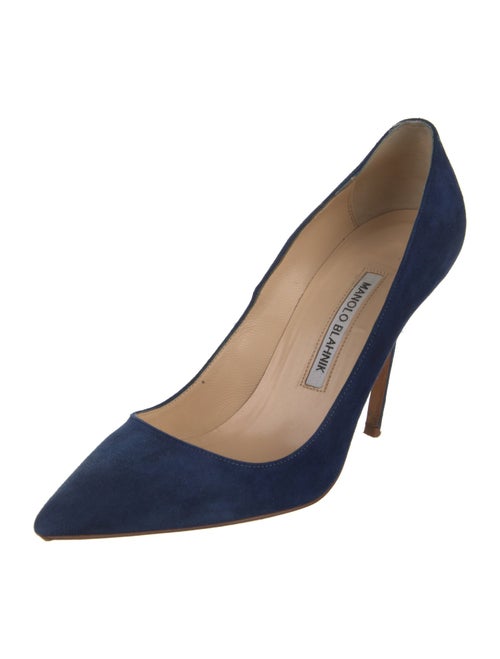 Manolo Blahnik Suede Pumps