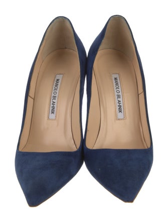 Manolo Blahnik Suede Pumps