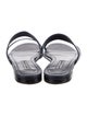 Manolo Blahnik Leather Slides
