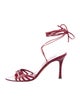 Manolo Blahnik Snakeskin D'Orsay Pumps