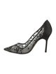 Manolo Blahnik Lace Lace Trim Embellishment Pumps