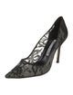 Manolo Blahnik Lace Lace Trim Embellishment Pumps