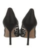 Manolo Blahnik Lace Lace Trim Embellishment Pumps