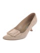 Manolo Blahnik Suede Pumps
