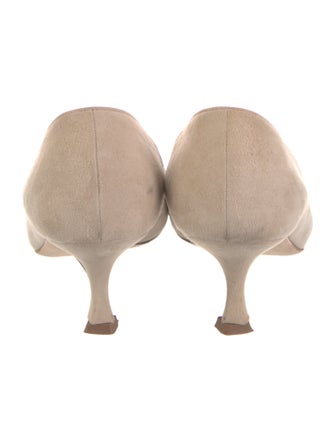 Manolo Blahnik Suede Pumps