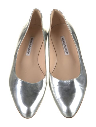 Manolo Blahnik Patent Leather Ballet Flats