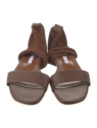 Manolo Blahnik Suede Gladiator Sandals