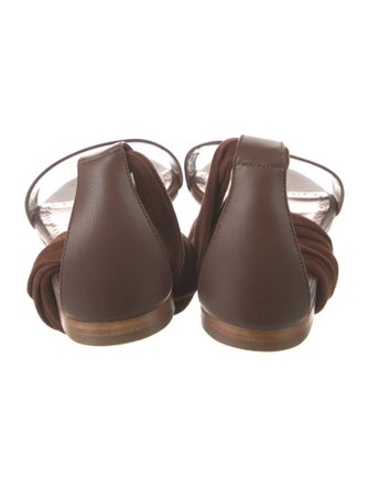 Manolo Blahnik Suede Gladiator Sandals