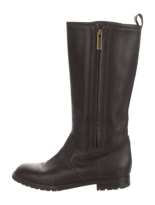 Manolo Blahnik Leather Riding Boots