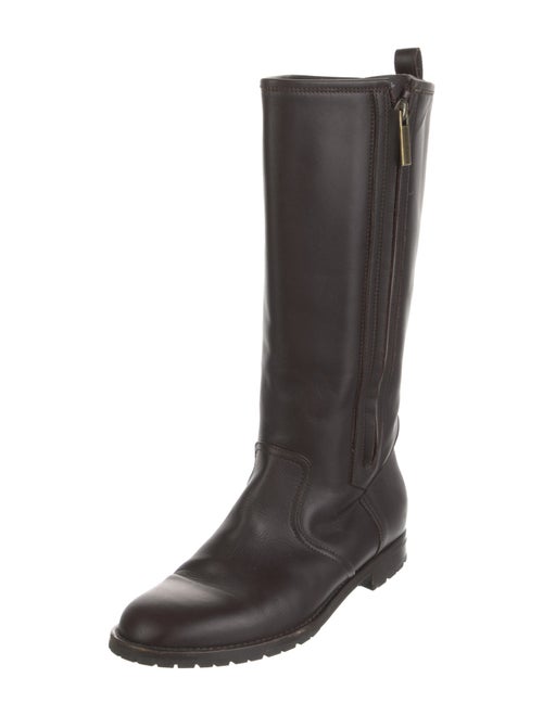 Manolo Blahnik Leather Riding Boots