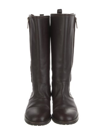 Manolo Blahnik Leather Riding Boots