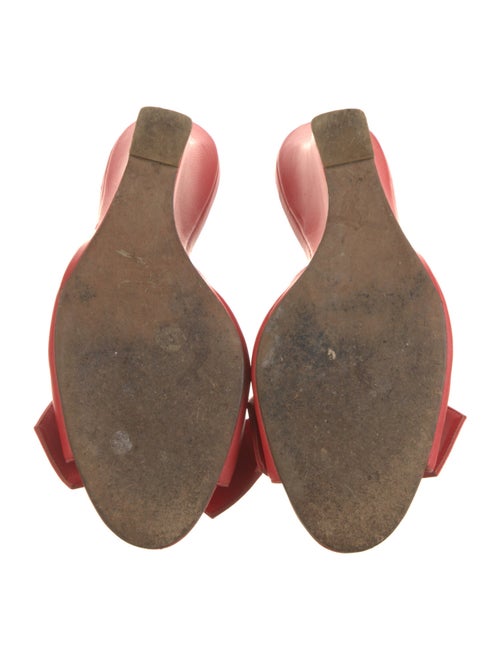 Manolo Blahnik Leather Slides