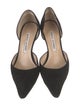 Manolo Blahnik Suede D'Orsay Pumps
