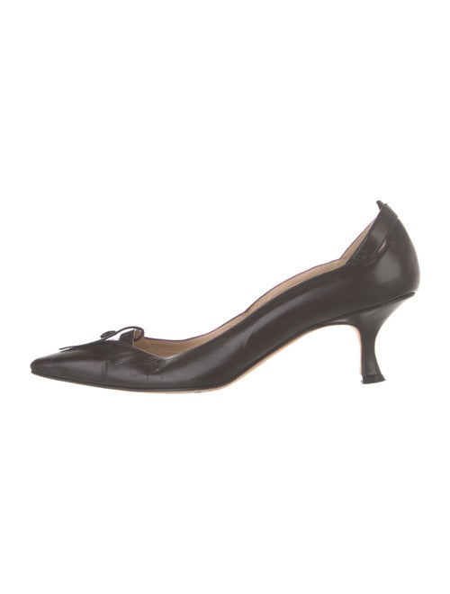 Manolo Blahnik Leather Pumps