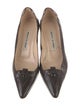 Manolo Blahnik Leather Pumps
